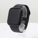 【中古】Apple(アップル) Apple Watch Series 7 GPS 45mm ミッドナイトアルミニウムケース ミッドナイトスポーツバンド 【349...