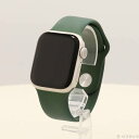 【中古】Apple(アップル) Apple Watch Series 7 GPS 41mm スターライトアルミニウムケース クローバースポーツバンド 【258-...
