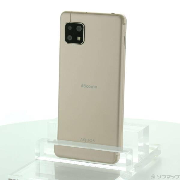 【中古】SHARP(シャープ) AQUOS sense4 64GB ライトカッパー SH-41A docomoロック解除SIMフリー 【196-ud】
