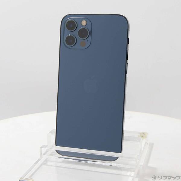 【中古】Apple(アップル) iPhone12 Pro 256GB パシフィックブルー MGMD3J/A SIMフリー 【297-ud】