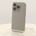 【中古】Apple(アップル) iPhone15 Pro 512GB ナチュラルチタニウム MTUK3J/A SIMフリー 【262-ud】
