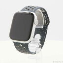 【中古】Apple(アップル) Apple Watch Series 9 GPS 45mm シルバーアルミニウムケース ミッドナイトスカイNikeスポーツバンド...