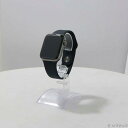 【中古】Apple(アップル) Apple Watch Series 7 GPS + Cellular 45mm グラファイトステンレススチールケース ミッドナ...