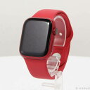 【中古】Apple(アップル) Apple Watch Series 7 GPS 41mm (PRODUCT)REDアルミニウムケース (PRODUCT)RED...