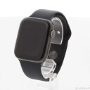 【中古】Apple(アップル) Apple Watch Series 5 GPS 44mm スペースグレイアルミニウムケース ブラックスポーツバンド 【305-...