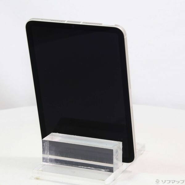 【中古】Apple(アップル) iPad mini 第6世代 64GB スターライト MK8C3J／A SIMフリー 【348-ud】