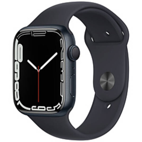 【中古】Apple(アップル) Apple Watch Series 7 GPS 45mm ミッドナイトアルミニウムケース ミッドナイトスポーツバンド 【258-ud】