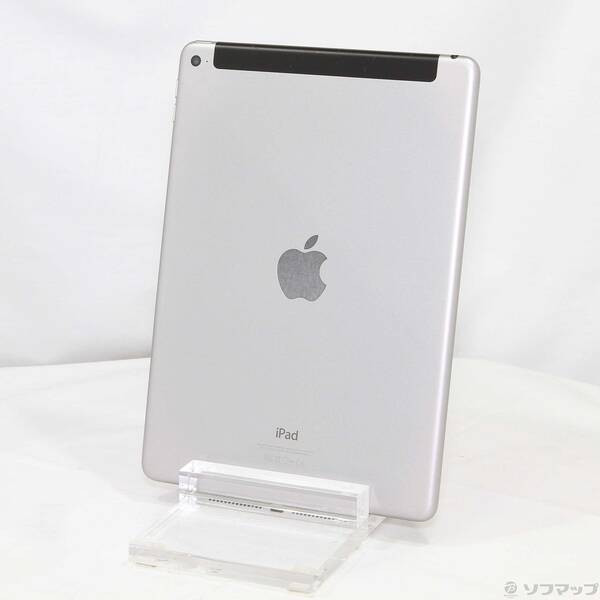 【中古】Apple(アップル) iPad Air 2 64GB スペースグレイ MGHX2J／A docomo 【258-ud】