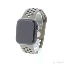 【中古】Apple(アップル) Apple Watch Series 7 GPS 41mm ミッドナイトアルミニウムケース オリーブグレイ/カーゴカーキNike...
