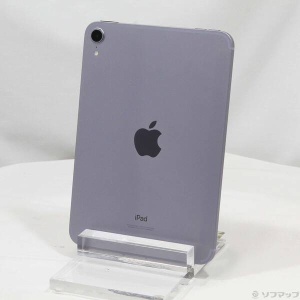 【中古】Apple(アップル) iPad mini 第6世代 64GB パープル MK8E3J／A auロック解除SIMフリー 【368-ud】