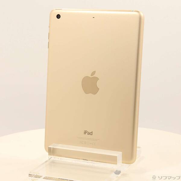 【中古】Apple(アップル) iPad mini 3 128GB ゴールド MGYK2J／A Wi-Fi 【349-ud】
