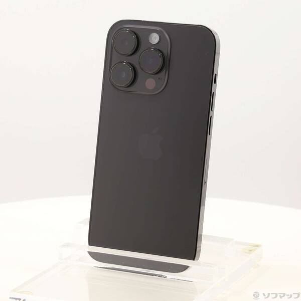 【中古】Apple(アップル) iPhone14 Pro 256GB スペースブラック MQ0Q3J/A SIMフリー 【196-ud】