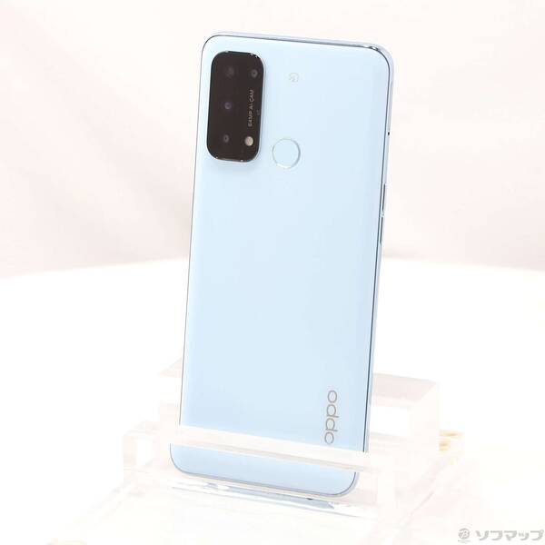 【中古】OPPO(オッポ) OPPO Reno5 A 128GB アイスブルー A101OP Y!mobile SIMフリー 【349-ud】