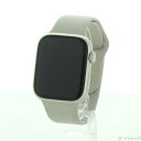 【中古】Apple(アップル) Apple Watch Series 7 GPS 45mm スターライトアルミニウムケース スターライトスポーツバンド 【349...