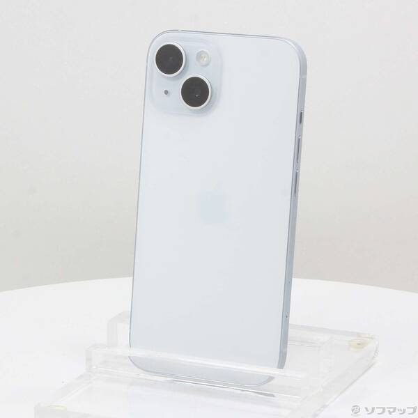 【中古】Apple(アップル) iPhone15 128GB ブルー MTML3J/A SIMフリー 【258-ud】
