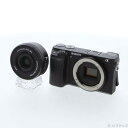 【中古】SONY(ソニー) α6300L パワーズームレンズキット ブラック ILCE-6300L 【371-ud】