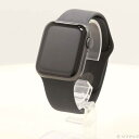 【中古】Apple(アップル) Apple Watch SE 第1世代 GPS 40mm スペースグレイアルミニウムケース ブラックスポーツバンド 【348-u...