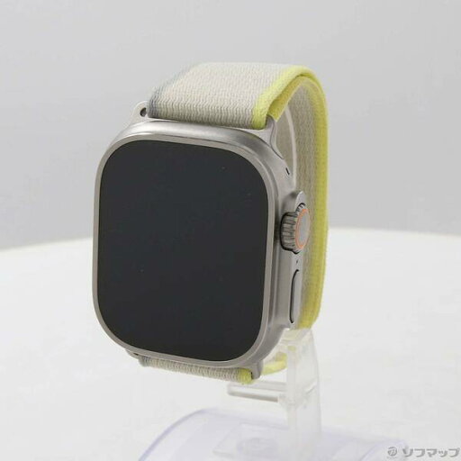 【中古】Apple(アップル) Apple Watch Ultra GPS + Cellular 49mm チタニウムケース イエロー/ベージュトレイルループ 【344-ud】 【中古】Apple(アップル) Apple Watch Ultra GPS + Cellular 49mm チタニウムケース イエロー/ベージュトレイルループ 【344-ud】