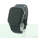 【中古】Apple(アップル) 〔展示品〕 Apple Watch Series 10 GPS 42mm ジェットブラックアルミニウムケース インクスポーツルー...