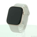 【中古】Apple(アップル) 〔展示品〕 Apple Watch Series 10 GPS 46mm ローズゴールドアルミニウムケース ライトブラッシュスポ...
