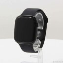 【中古】Apple(アップル) Apple Watch Series 10 GPS 46mm ジェットブラックアルミニウムケース ブラックスポーツバンド 【37...
