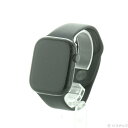 【中古】Apple(アップル) Apple Watch Series 10 GPS 46mm ジェットブラックアルミニウムケース ブラックスポーツバンド 【38...