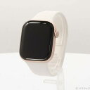 【中古】Apple(アップル) Apple Watch Series 10 GPS + Cellular 42mm ローズゴールドアルミニウムケース ライトブラ...