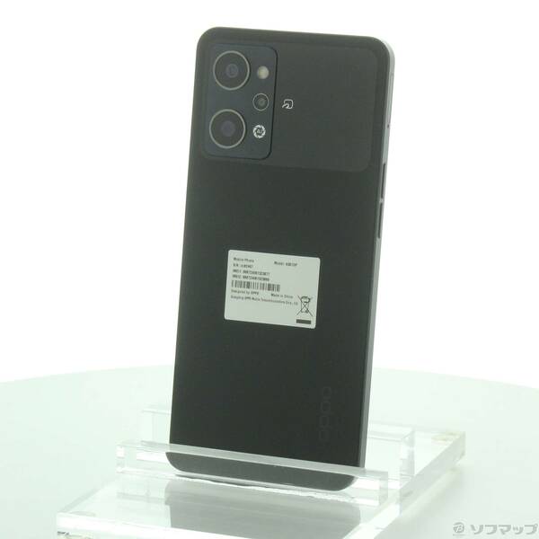 【中古】OPPO(オッポ) OPPO Reno9 A 128GB ナイトブラック A301OP Y!mobile SIMフリー 【349-ud】