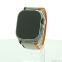 【中古】Apple(アップル) 〔展示品〕 Apple Watch Ultra 2 GPS + Cellular 49mm チタニウムケース オレンジ/ベージュ...
