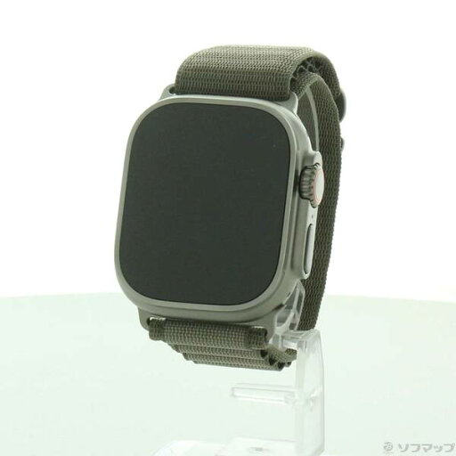 【中古】Apple(アップル) 〔展示品〕 Apple Watch Ultra 2 GPS + Cellular 49mm チタニウムケース オリーブアルパインループ 【349-ud】 【中古】Apple(アップル) 〔展示品〕 Apple Watch Ultra 2 GPS + Cellular 49mm チタニウムケース オリーブアルパインループ 【349-ud】