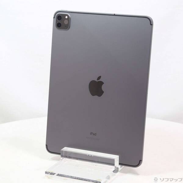 【中古】Apple(アップル) iPad Pro 11インチ 第2世代 128GB スペースグレイ MY2V2J/A SoftBankロック解除SIMフリー 【198-ud】