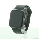 【中古】Apple(アップル) Apple Watch Series 6 GPS 44mm スペースグレイアルミニウムケース ブラックスポーツバンド 【258-...