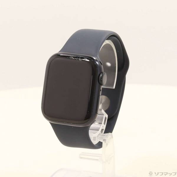 【中古】Apple(アップル) Apple Watch Series 7 GPS 41mm ミッドナイトアルミニウムケース ミッドナイトスポーツバンド 【305-ud】