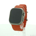 【中古】Apple(アップル) 〔展示品〕 Apple Watch Ultra 2 GPS + Cellular 49mm チタニウムケース オレンジオーシャン...