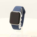 【中古】Apple(アップル) Apple Watch SE 第1世代 GPS 40mm シルバーアルミニウムケース アビスブルースポーツバンド 【349-ud...