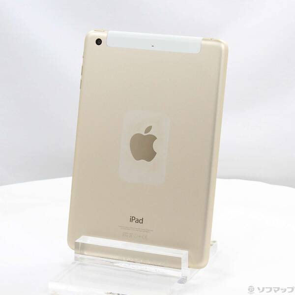 【中古】Apple(アップル) iPad mini 3 64GB ゴールド MGYN2J／A docomo 【269-ud】