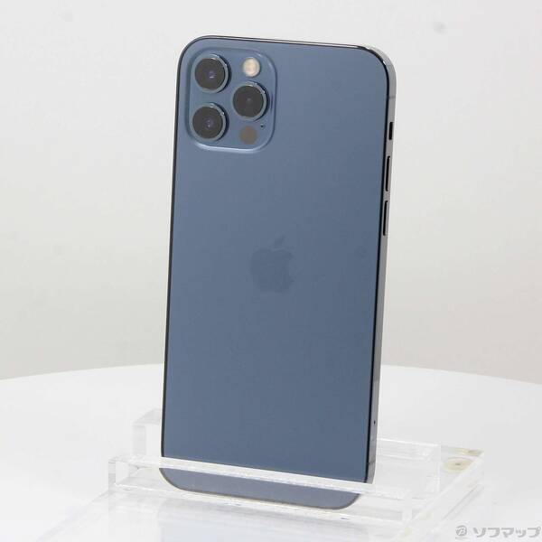 【中古】Apple(アップル) iPhone12 Pro 256GB パシフィックブルー MGMD3J/A SoftBank 【349-ud】