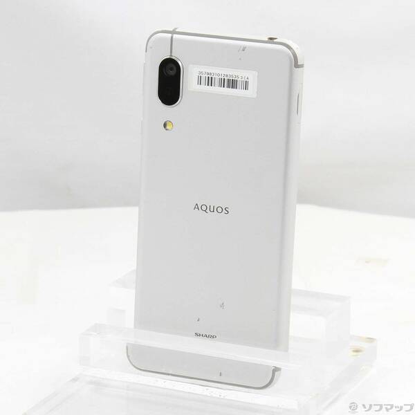 【中古】SHARP(シャープ) AQUOS sense3 lite 64GB シルバーホワイト SH-RM12 楽天 SIMフリー 【198-ud】
