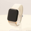 【中古】Apple(アップル) Apple Watch SE 第2世代 GPS 40mm スターライトアルミニウムケース スターライトスポーツループ 【344-...