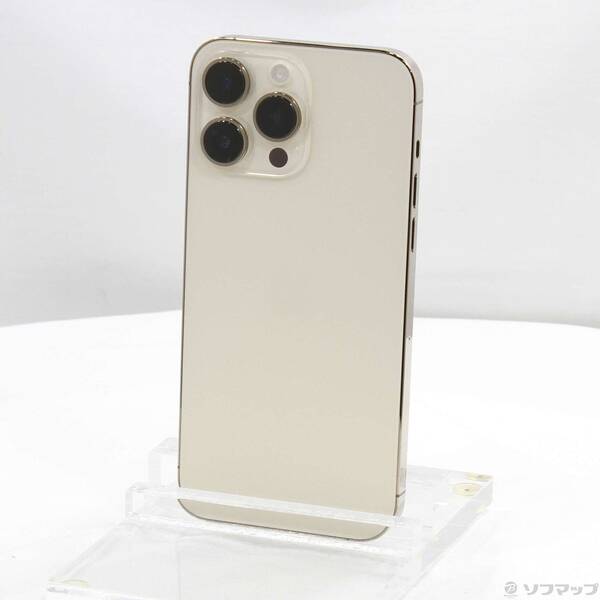 【中古】Apple(アップル) iPhone14 Pro Max 512GB ゴールド MQ9H3J/A SIMフリー 【348-ud】