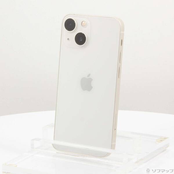 【中古】Apple(アップル) iPhone13 mini 256GB スターライト MLJK3J/A SIMフリー 【251-ud】
