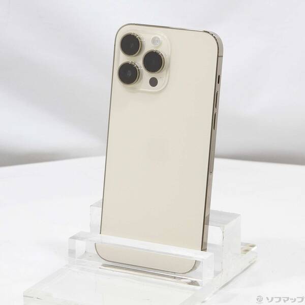 【中古】Apple(アップル) iPhone14 Pro Max 512GB ゴールド MQ9H3J/A SIMフリー 【381-ud】