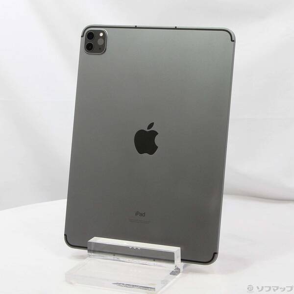 【中古】Apple(アップル) iPad Pro 11インチ 第3世代 256GB スペースグレイ MHW73J/A docomoロック解除SIMフリー 【276-ud】