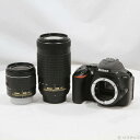 【中古】Nikon(ニコン) NIKON D5600 ダブルズームキット ブラック 【276-ud】
