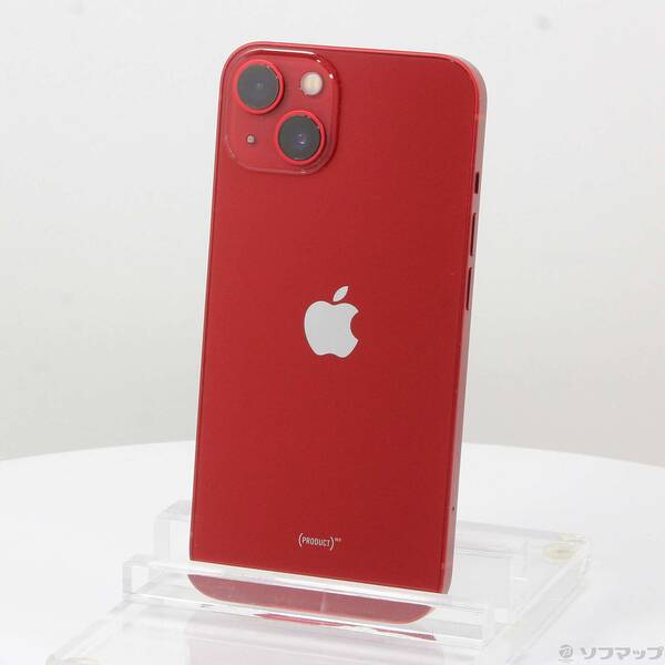 【中古】Apple(アップル) iPhone13 128GB プロダクトレッド MLNF3J/A SIMフリー 〔ネットワーク利用制限▲〕 【247-ud】