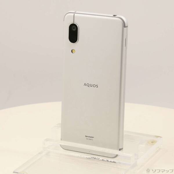 【中古】SHARP(シャープ) AQUOS sense3 lite 64GB シルバーホワイト SH-RM12 楽天 SIMフリー 【198-ud】