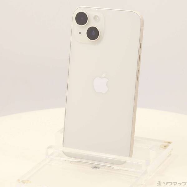 【中古】Apple(アップル) iPhone14 128GB スターライト MPUQ3J/A SIMフリー 【371-ud】