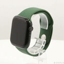 【中古】Apple(アップル) Apple Watch Series 7 GPS 45mm グリーンアルミニウムケース クローバースポーツバンド 【276-ud...