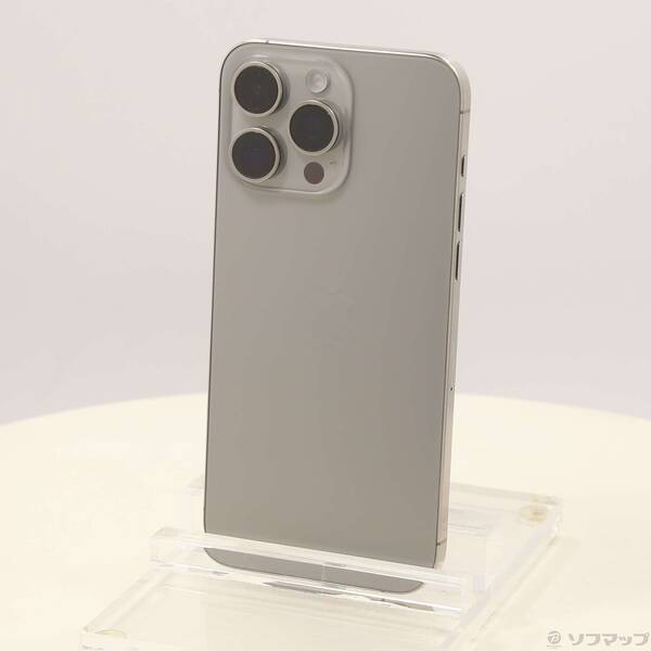 【中古】Apple(アップル) iPhone15 Pro Max 256GB ナチュラルチタニウム MU6R3J/A SIMフリー 【269-ud】