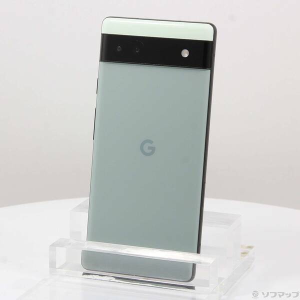 【中古】GOOGLE(グーグル) Google Pixel 6a 128GB セージ GB17L Softbank SIMフリー 【349-ud】